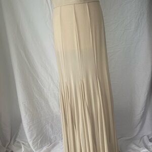 Free People Cream Maxi Skirt